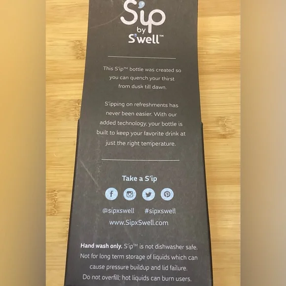 Set of 2 Sip by S’well Water Bottles - Picture 5 of 5